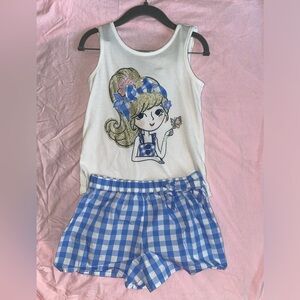 Little Girls summer outfit. Size 5/6